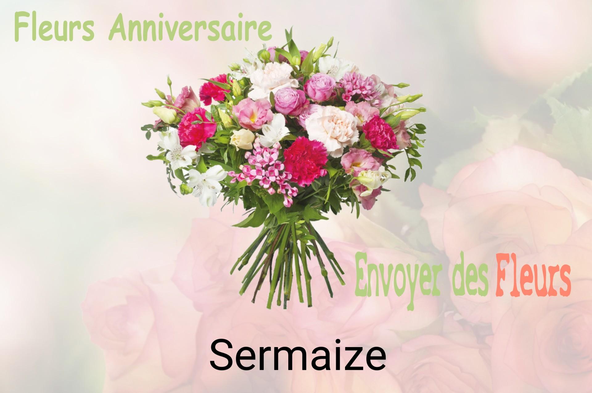 Bouquet de fleurs d’anniversaire livré à Sermaize